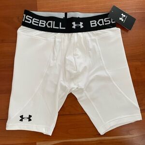 Youth Under Armour Sliding Shorts **NEW**